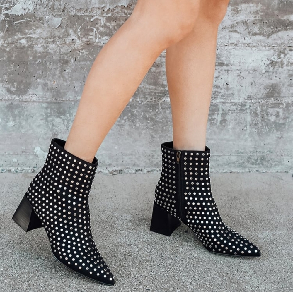 Steve Madden Elaria Studded Ankle Boots